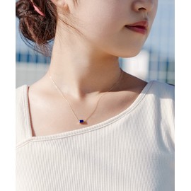 El and Co K10 Yellow Gold Lapis Lazuli Necklace 63-8172, Yellow Gold, Lapis Lazuli