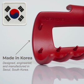 MELLO Cloud Clip - Hair Claw for Women - Red - Size M - Made in Korea, Hair Clips for Women