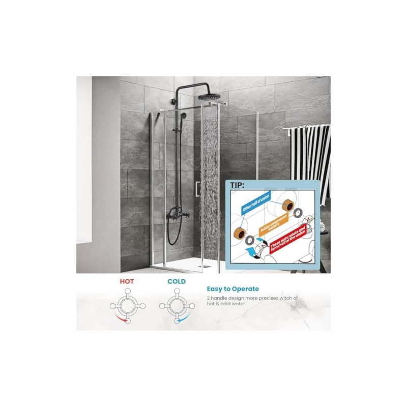 Sistema de Ducha para Baño 2 en 1 con Rociador