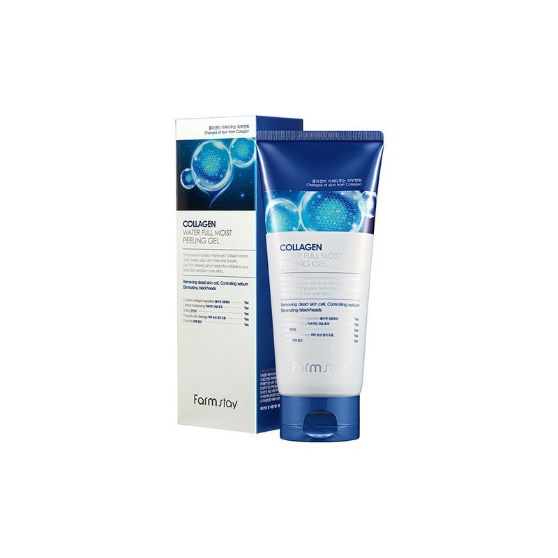 Farm Stay 팜스테이 콜라겐 워터 풀 모이스트 필링젤 180ml Farm