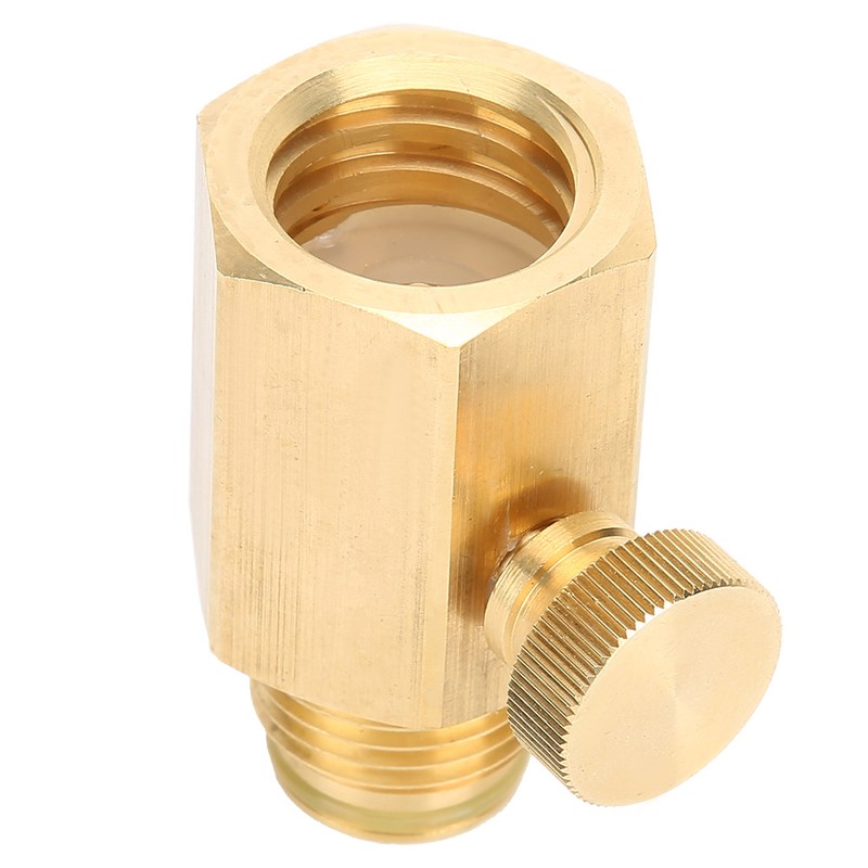 Soda Cylinder Adapter Valve with Switch Female Thread TR21-4 to
