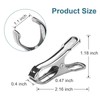 40 PCS Garden Clips for Netting, Stainless Steel Greenhouse Clamps,