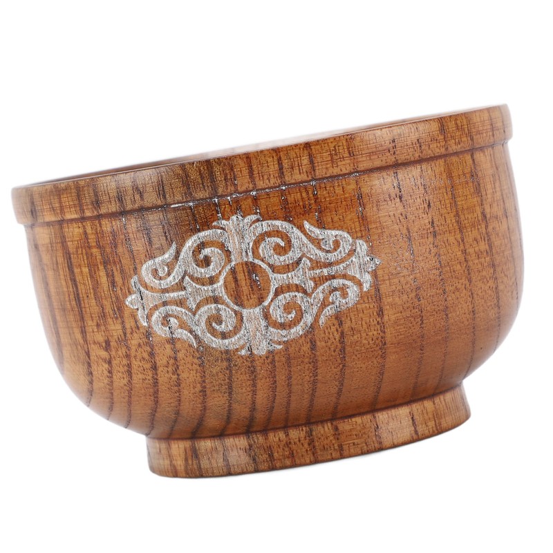Bowl Sour Jujuba Wood Handmade Anti Scald Classic Rice Bowl