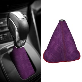 QZTYTY Car Shift Knob Dust Cover, Shift Boot Cover, Fabric Shifter Manual/Auto Shift Knob Boot Dust Cover, Car Accessories Gear Gaiter Cover Auto Shift Boot Sleeve Protector for Cars (Purple)