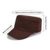 Initlove Cadet Army Cap Unisex Military Flat Top Hat Baseball