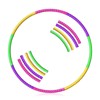 8 pezzi, hula hoop, pneumatici pieghevoli in plastica, per ginnastica,