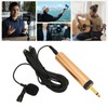 3.5mm Wired Lavalier Microphone 16.4ft Cable Portable Omnidirectional Condenser Clip