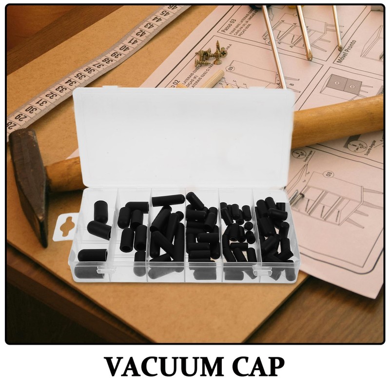 Mikinona Dust Cap Set 80pcs Assorted Sizes Vacuum Plugs Perfect