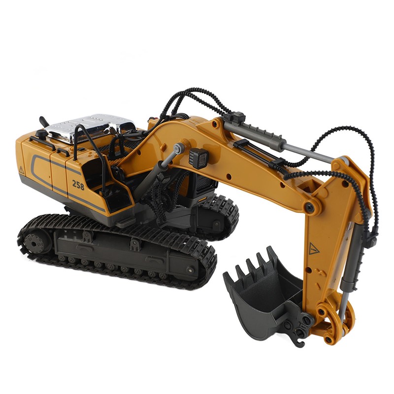1:20 Scale Remote Control Excavator Construction Tractor Light Music 11