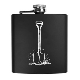 Azeeda 6oz (170ml) 'Gartenschaufel' Taschenflasche (HP00032595)