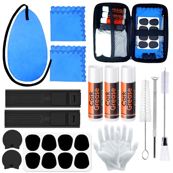 Clarinet Cleaning Kit with Case, Saxophone Cleaning Kit, Clarinet &