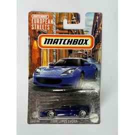 2024 Matchbox European Streets 2008 Lotus Evora Dark Blue 9/24 (Long Card) HVV28