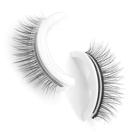 Itisyou Natural False Eyelashes, 1 Pair of Eyelashes, No Glue, 3 Seconds for Long, Curling, Thickening, Slimming Eyelashes Makeup