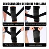 Rodilleras Y Muñequeras Deportivas Elásticas Compresión Gym