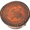 WOANIN Antique Brass & Copper Sundial Compass silver Clock in