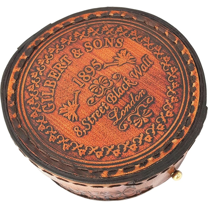 WOANIN Antique Brass & Copper Sundial Compass silver Clock in