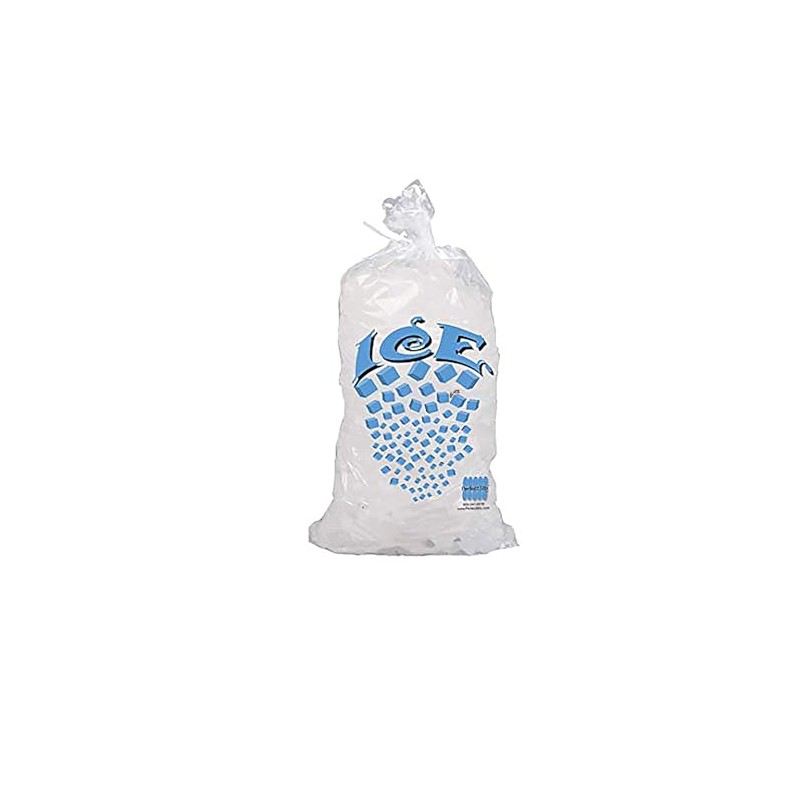 Perfect Stix - 20lb Plastic Ice Bags with Twist Ties
