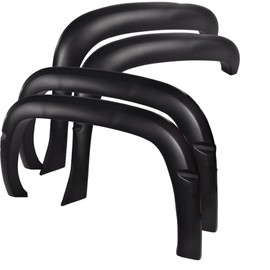 LQI Wheel Fender Flare Compatible with Dodge Ram 1500 1994 1995 1996 1997 1998 1999 2000 2001 / Fit 1994-2002 Ram 2500 3500 8ft 6.5ft Textured Factory Style