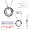 Choice of 12 Birthstones, Ring (Circle) Motif, Silver, Men's, Pendant,