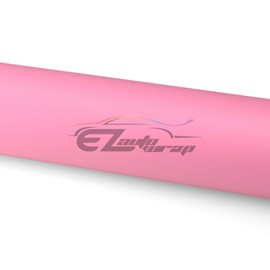 Free Tool Kit Matte Flat Pink Car Vinyl Wrap Sticker Decal Film Sheet with Air Release - 60"X360" (5FT X 30FT)