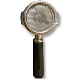 Cosmostar 58.5 mm Espresso Puck Screen Metal Coffee Reusable Filter for Espresso Portafilter Filter Basket Professional Barista -150μm Mesh Silver - 316 Stainless Steel (CG-PS58-T17-150)