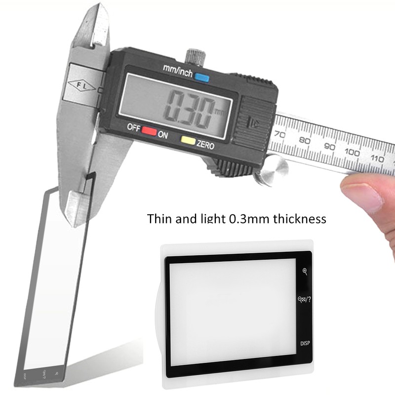 Optical Glass Screen Protector Camera LCD Screen Protector Fit for