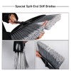 Long Handle Heavy Duty Broom and Dustpan Set, Outdoor and