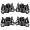 Dishwasher Wheels Lower Rack with Steel Screws Compatible for Whirlpool/Kenmore/Maytag/Kitchenaid/JennAir