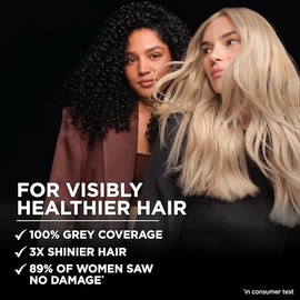 Garnier Olia Bold Ammonia Free Permanent Hair Color (Packaging May Vary), 7.20 Dark Rose Quartz, Rose Hair Dye, 2 Count
