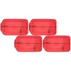 Pyrex 232-PC 2qt Red Lid (4-Pack)