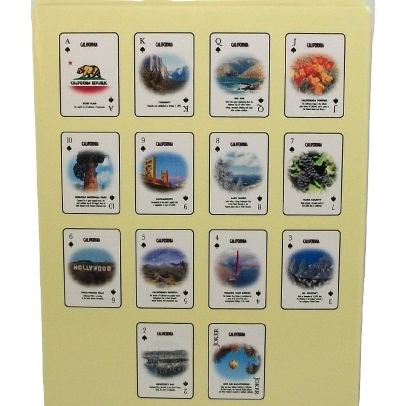 California Souvenir Playing Cards
