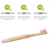 Isshah Kids Bamboo Toothbrushes Biodegradable Handle BPA Free Eco Friendly