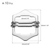 sourcing map 10Pcs Metal Adjuster Slide Buckles, 25mm Webbing Strap