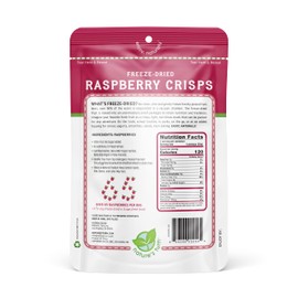 Nature’s Turn Freeze-Dried Fruit Snacks, Raspberry Crisps, Pack of 2 (1.2 oz Each)