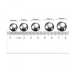 sourcing map 20pcs 20mm Carbon Steel Bearing Balls Precision Polished