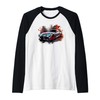 Supra Sports Car Raglan Baseball Tee