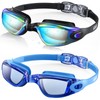 Aegend Swim Goggles, 2 Pack Swimming Goggles No Leaking Adult