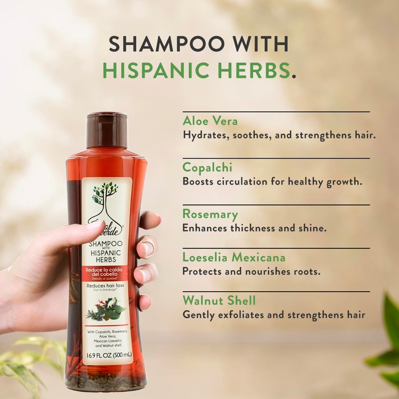 Árbol Verde Natural Anti Hair Loss Shampoo – 16.9 fl