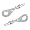 NTHREEAUTO Motorcycle Chain Adjuster Tensioner Metal Chain Axle Adjusters Compatible