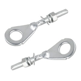 NTHREEAUTO Motorcycle Chain Adjuster Tensioner Metal Chain Axle Adjusters Compatible with Honda CT70 XR70R CRF50F C70 CRF100F CRF70F CRF80F XR75 XR80 XR100 (80MM）