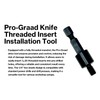 Pro-Graad R042 1/4-20 Threaded Insert Driver, Knife Threaded Insert Installation
