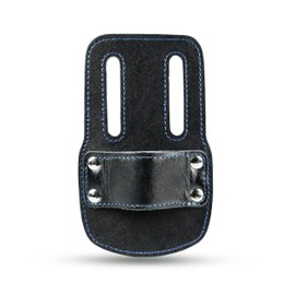 MK-Glove Key Holder for Men's Tool Belt - Handmade Leather Tool Holder - Robust Holder for Craftsman Belts up to 6 cm Widths - Black - Pack of 1