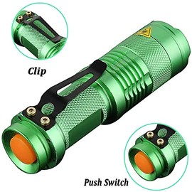 Linterna LED de 3 modos para acampar, senderismo, emergencia, color (paquete de 5)                                                                    