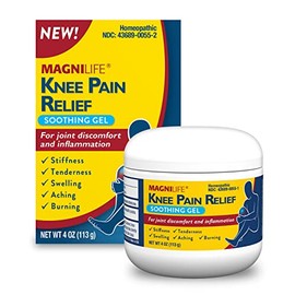 MagniLife- Gel calmante para aliviar el dolor de rodilla, reduce la hinchazón y la inflamación de los músculos adoloridos y las molestias en las articulaciones.