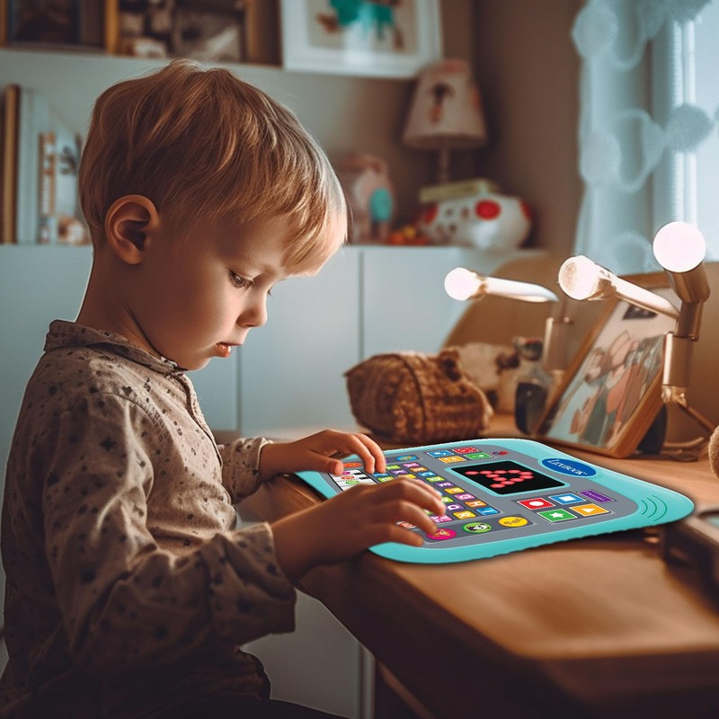 Lexibook, Educational Tablet, Bilingual ENGLISH/ITALIAN, Talking Tablet with Screen to