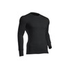 ColdPruf Men's Platinum II Activewear Long Sleeve Crew Top, Black,