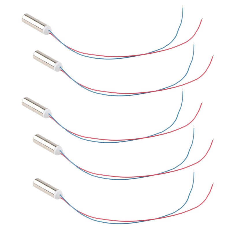 5Pcs 14500rpm Waterproof Cylindrical Micro Coreless Vibration Motor for Massager