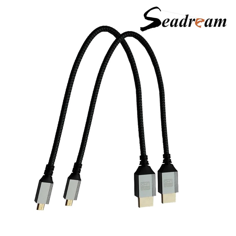 Seadream 4K Micro HDMI to HDMI Cable 1FT 2Pack High-Speed