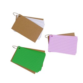 150pcs Colored Index Cards 3x5 Inches Flash Cards with Ring Lined Ruled Study Card for Learning, Studying Memory Office College Recipe Game Cards (3 color A-150pcs)