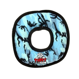 TUFFY Ultimate Ring, Durable Dog Toy (Regular, Camo Blue)